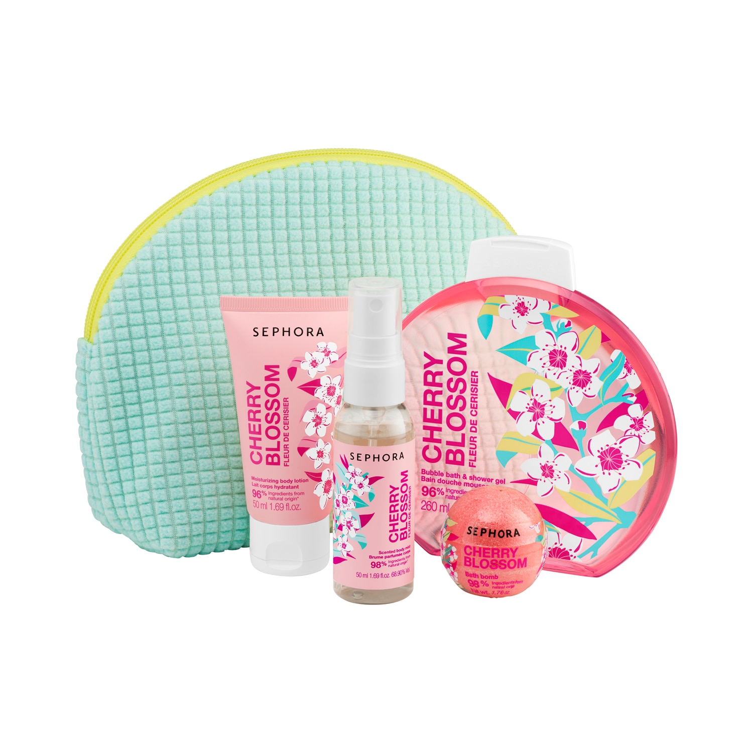 COFFRET PRINTEMPS EN FLEURS (SET PARA EL CUIDADO CORPORAL)